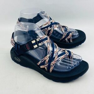 Chaco ZX/3 Triple Strap Toe Loop Sandal Womens 7 Incan Blue Hiking Water J105532